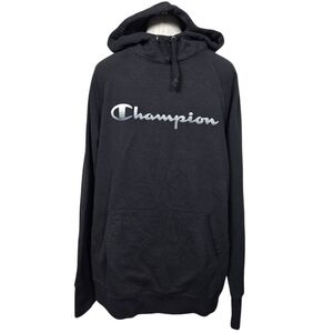 Champion Black Hoodie Men's 2XL